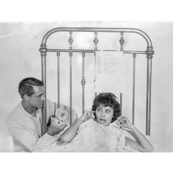 Houseboat Movie Scene in Black and White Photo Print (24 x 30)