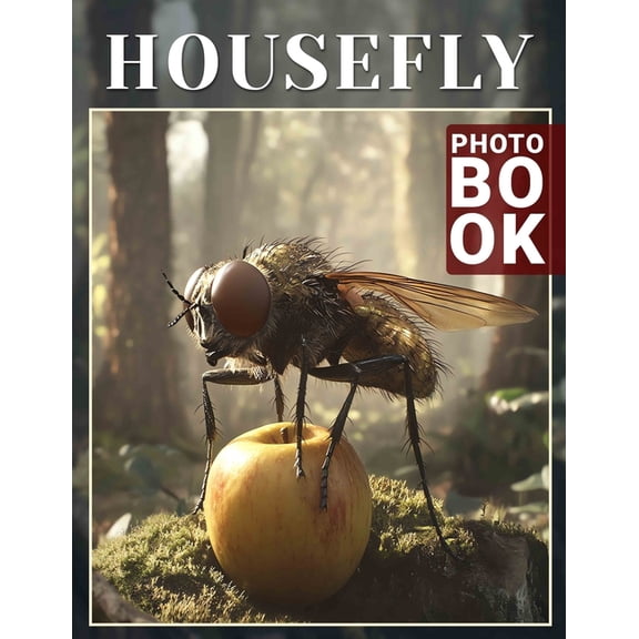 Housefly Photo Book: Intriguing Collection Of 40 Detailed Images Showcasing The Fascinating World Of Houseflies, (Paperback)