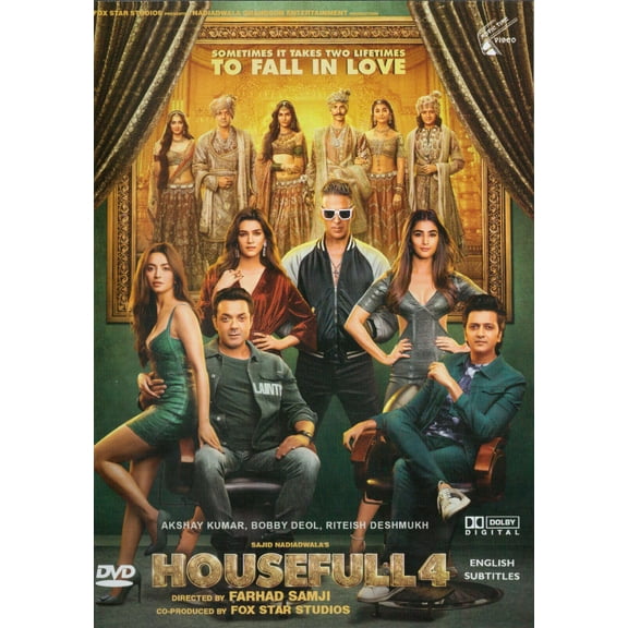 Housefull 4 Hindi Movie DVD -English Subtitles (NTSC - All Region)