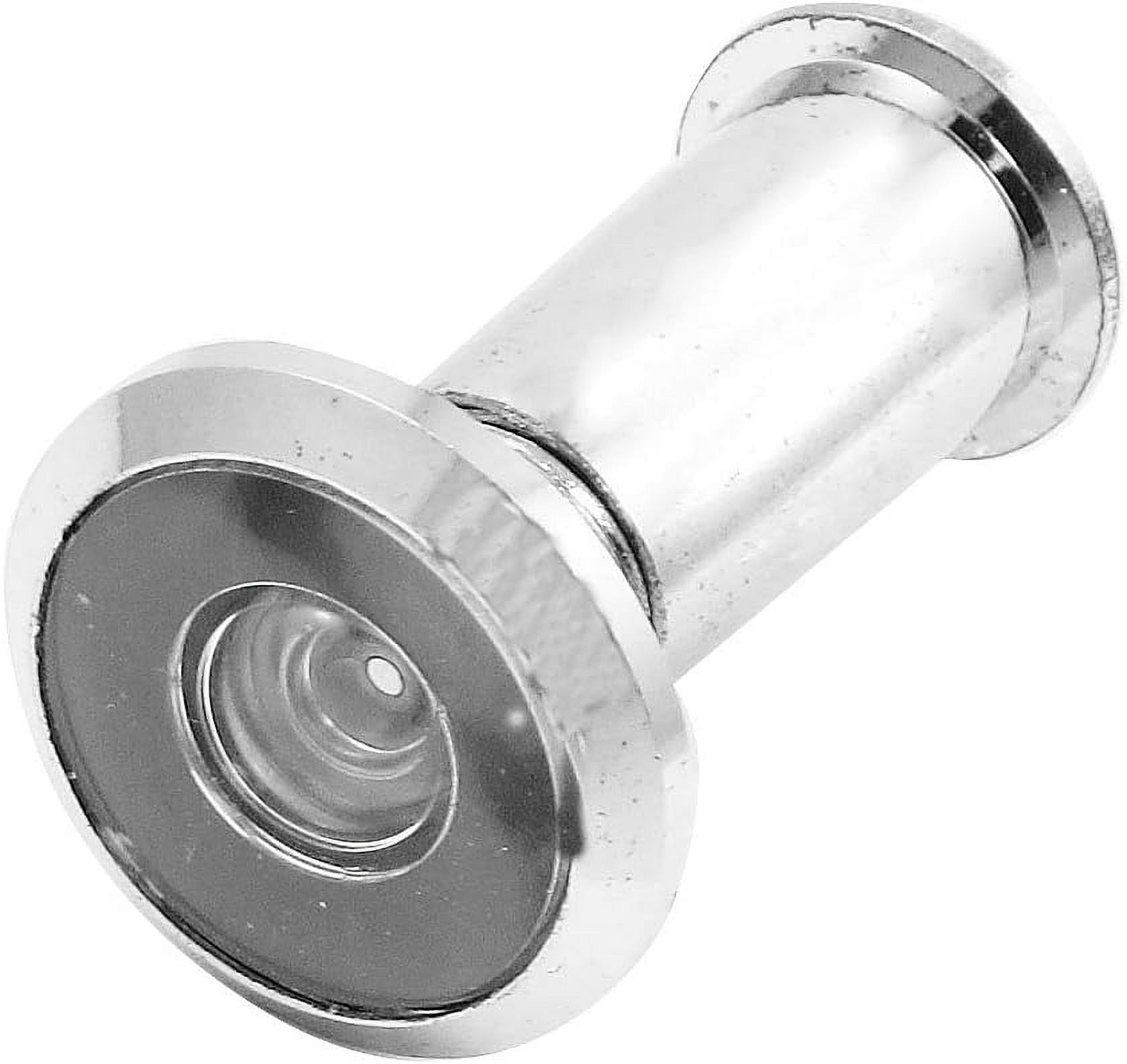 Household 200 Degree Wide Angle Door Viewer Peephole Silver Tone (Model