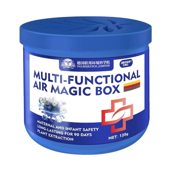 Multi Functional Air Magic Box, Household Air Purifier Odor Eliminator Dust Collector Cleaner,Odor Removal Dust Purifying Box for Home Bedroom Living Room Indoor Air Freshening Purification,Blue