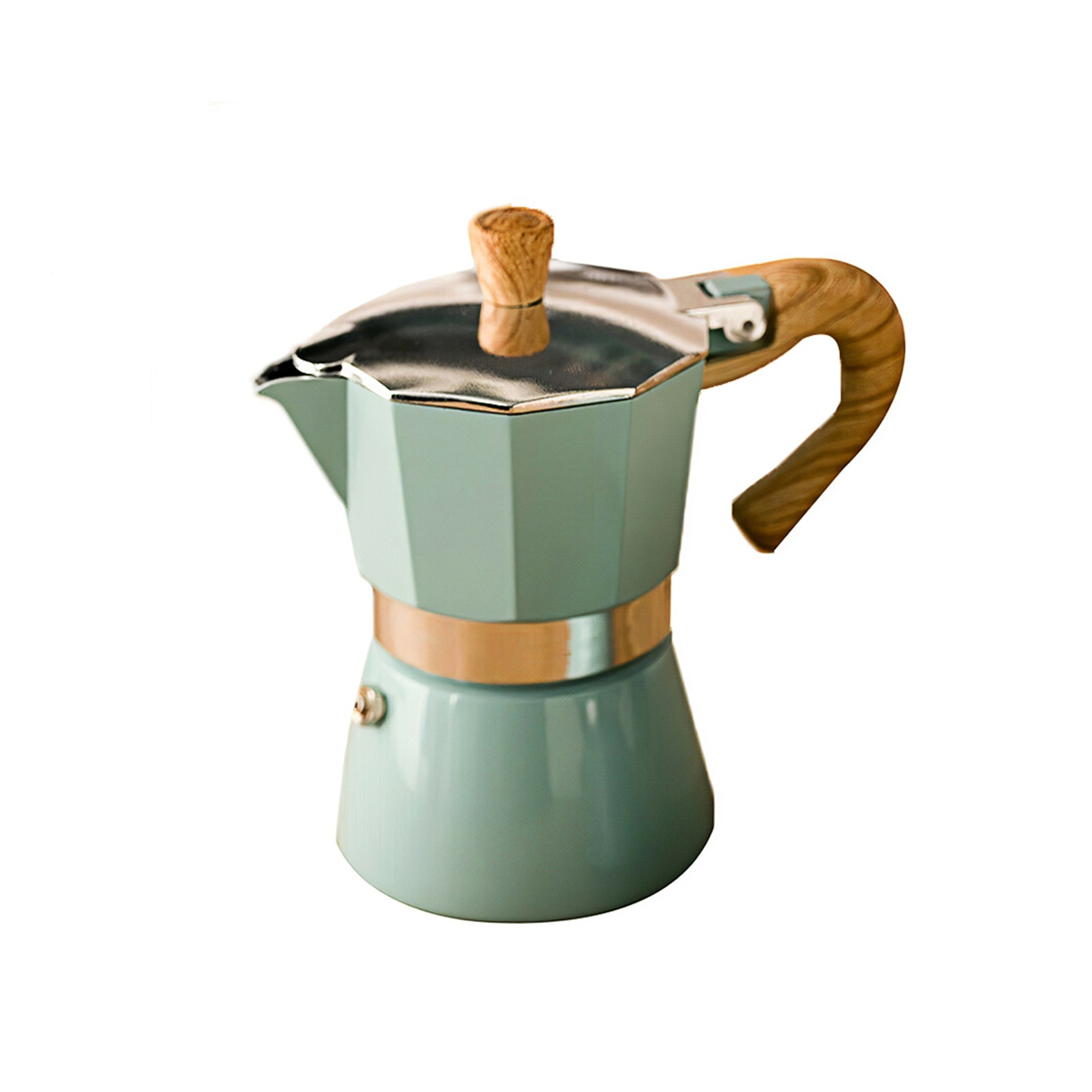 Household Aluminum Italian Moka Espresso Coffee Maker Percolators Stove