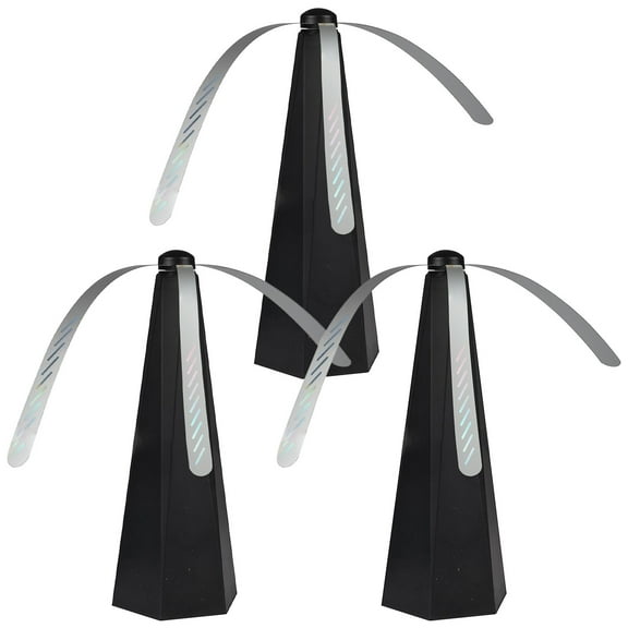 Household Automatic Fly Catcher Fan Super Quiet ABS PVC Wind Blade Fly Repellent Fan Touch Stop Design for Outdoor Picnic Dining Use