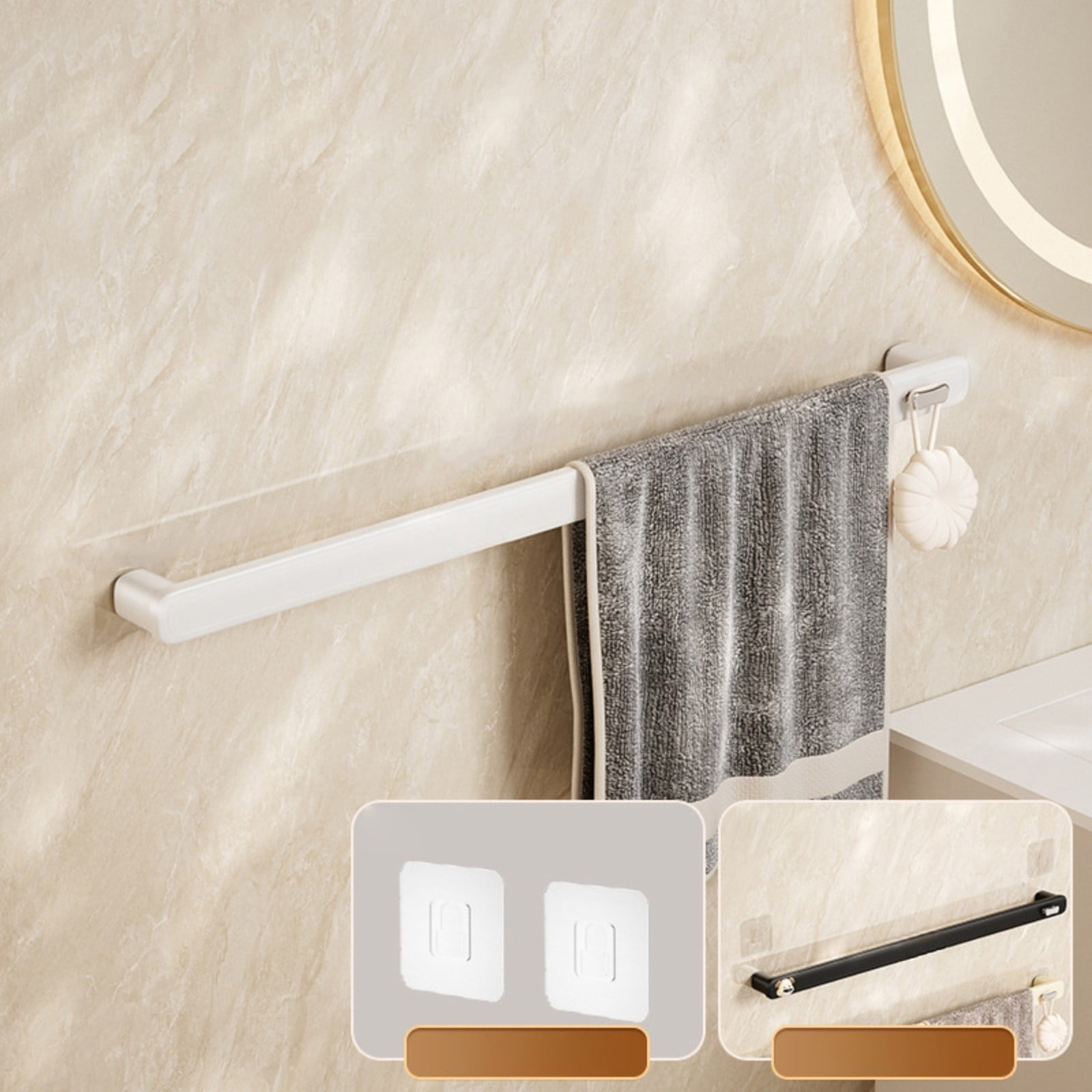 Household Bath Towel Rack Bathroom Storage Slippers Rack Toilet Toilet