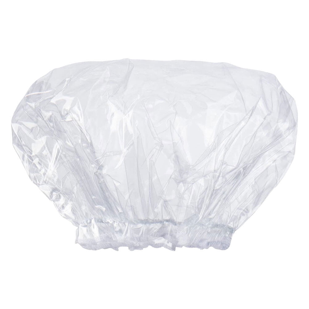 Household Bathing Cap Waterproof Shower Hat Adults Reusable Bath Cap Clear Shower Caps