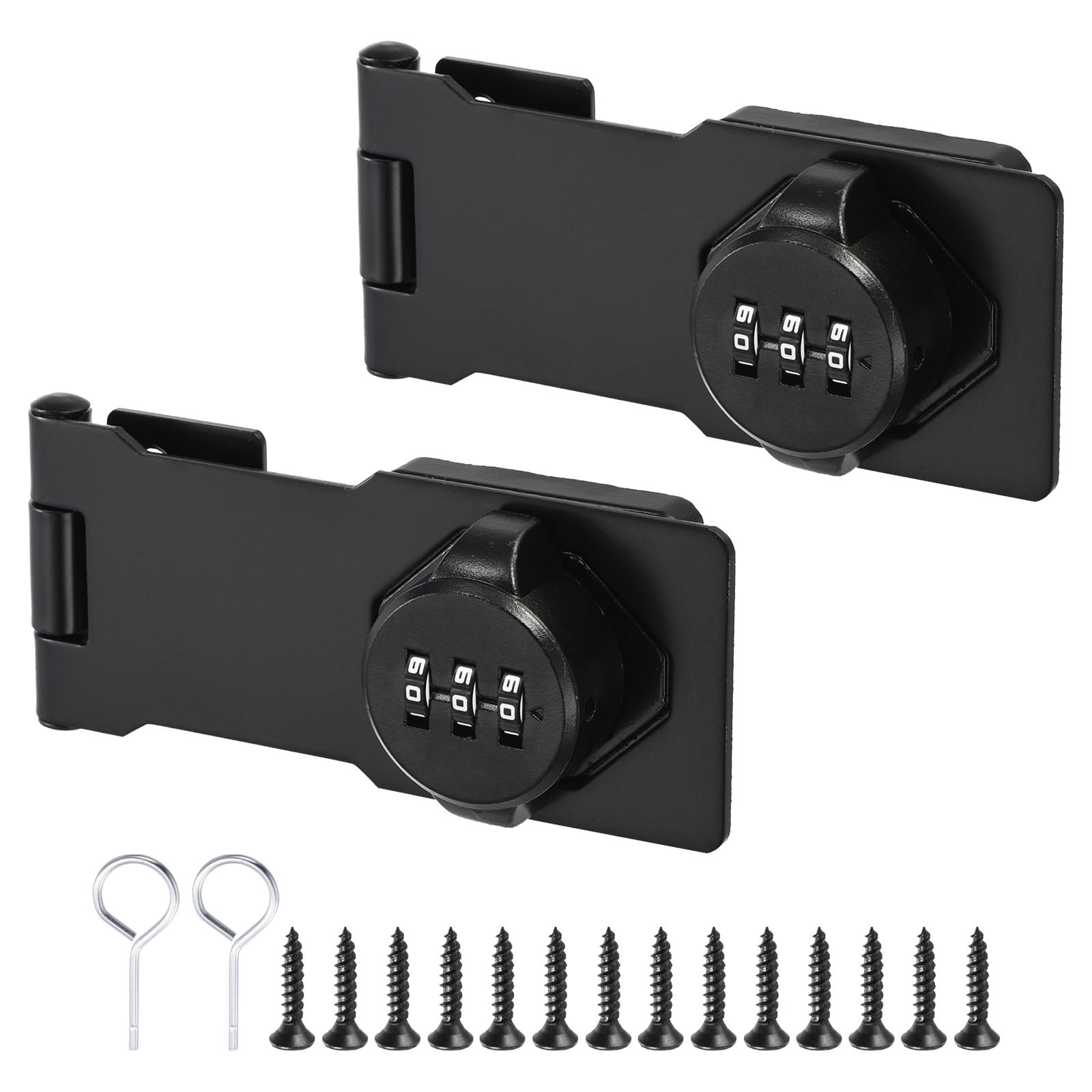 Anti-Theft Household Cabinet Password Hasp Locks, Combination Door Lock, Combination Latches