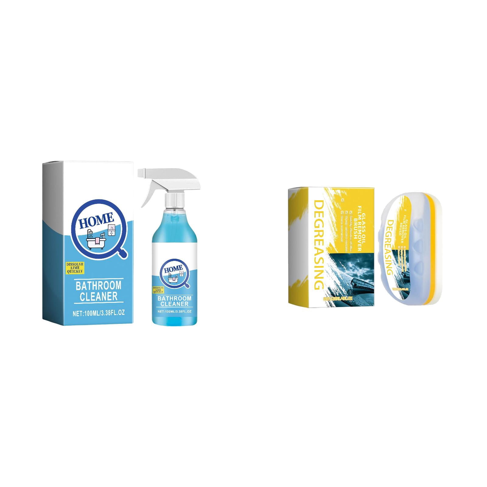 Household Cleaner Cleaning Brush Set Of Two Kitchen Flexible 100ml ...