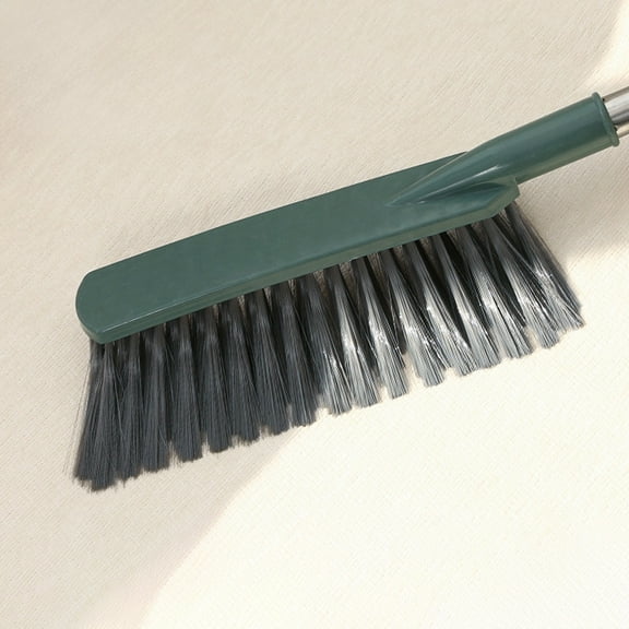 Household Cleaning Brush, Long Handle Soft Bristle Bed Brush, Electrostatic Dust Removal, Lint & Pet Hair Remover, Multi-Surface Use for Carpets, Sofa, Floors