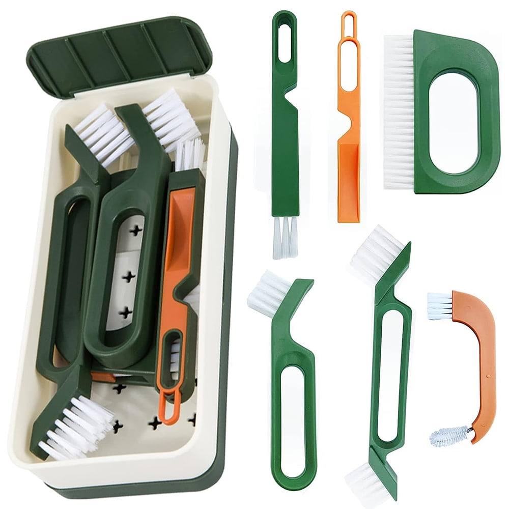 Household Cleaning Brushes 4Piece Set Window Crevice Cleaning Tool for