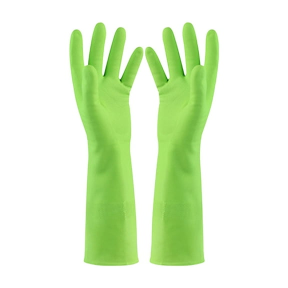 Household Cleaning Gloves 1-3 Pairs - Reusable Waterproof Dishwashing Gloves for Kitchen, Non- Rubber Gloves for Cleaning, Flexible Durable Small Size
