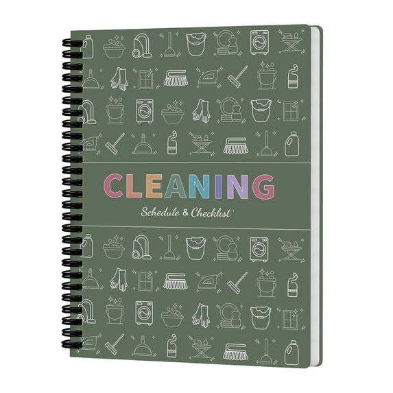 Household Cleaning Planner And Organizer – Daily Weekly Monthly Chore Schedule Notebook with Undated Checklist Pages for Adults Home Management Harlik