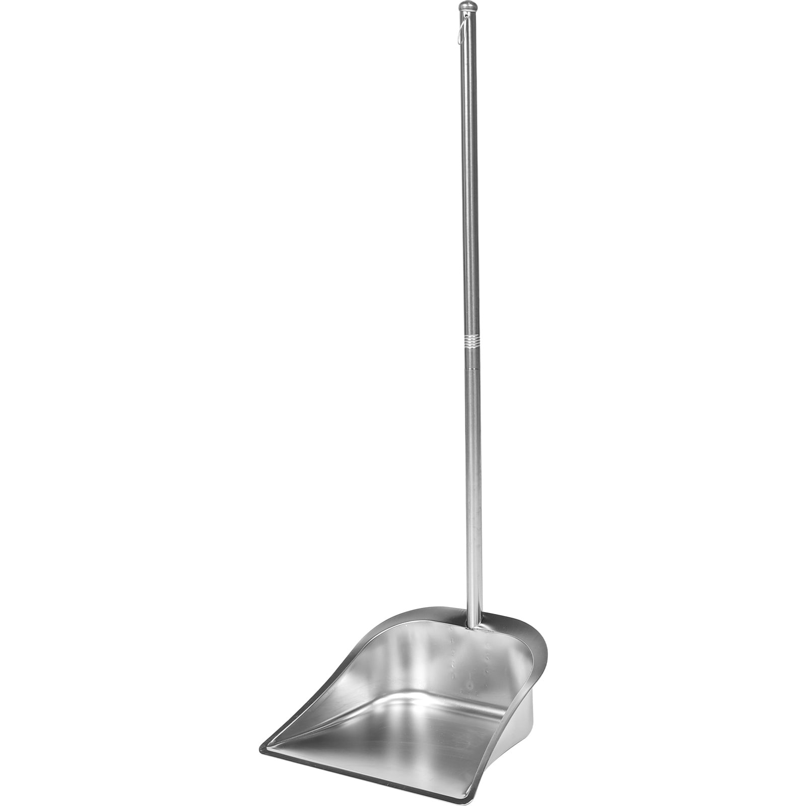 Household Cleaning Shovel Standup Dustpan Stainless Steel Long Handle
