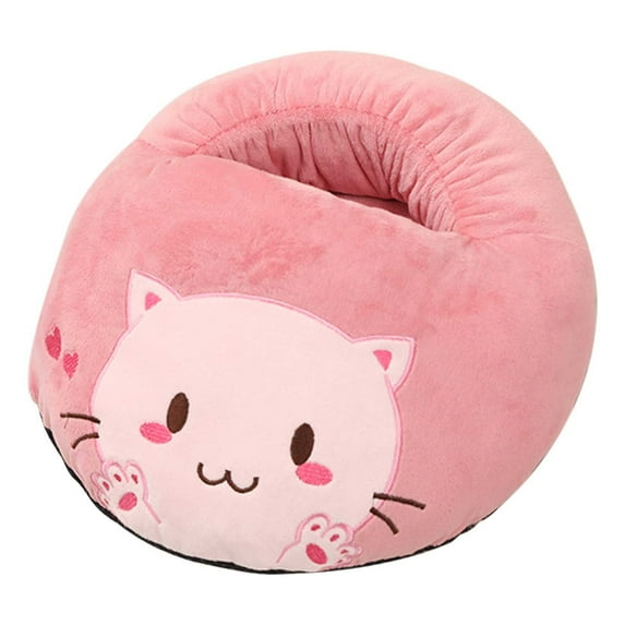 Household Constant Temperature Heating Foot Warmer, USB Flannel Heated Slippers with Anti-Slip Bottom, Warm Therapy for Circulation Office Home Winter Use