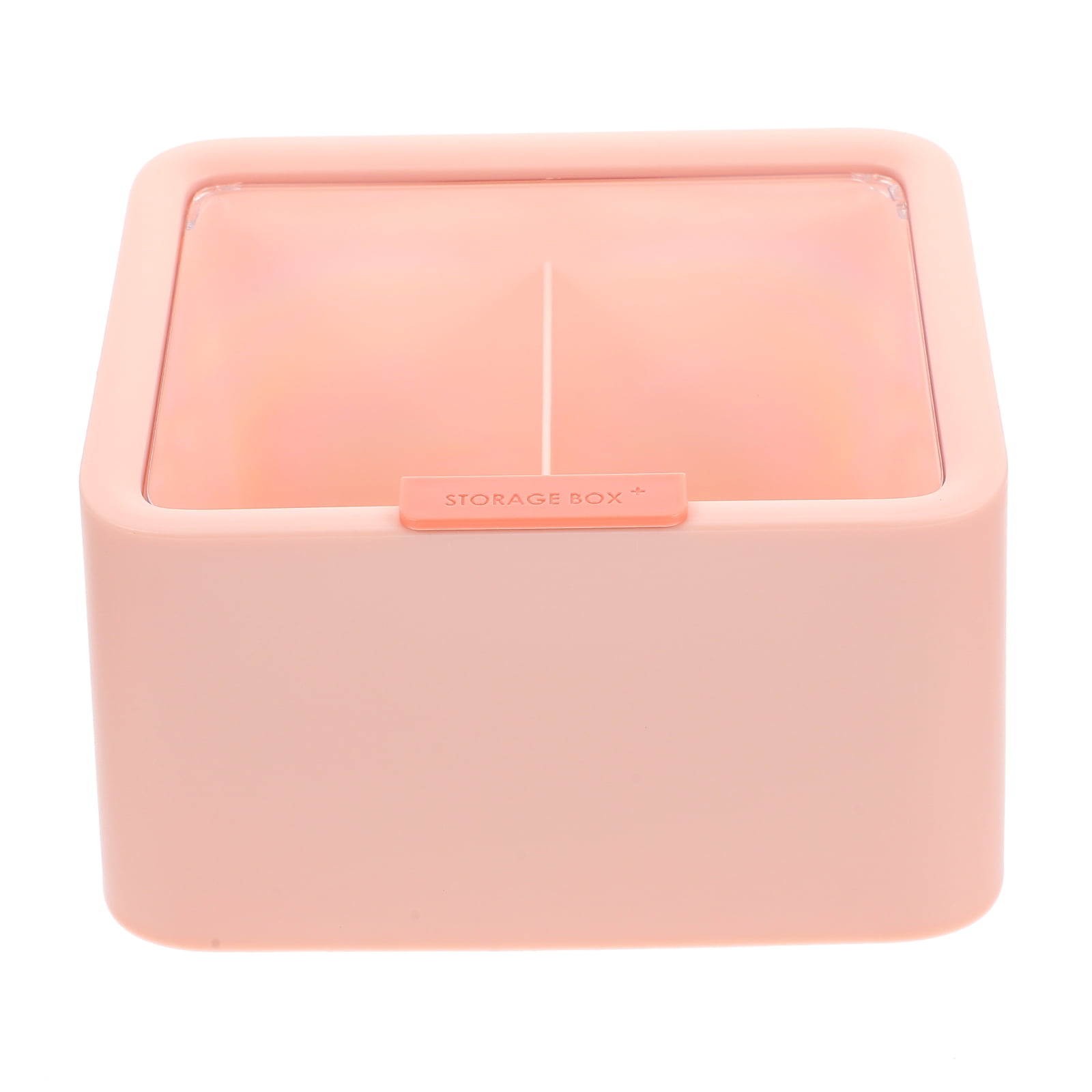 Household Cotton Pad Holder Cotton Lipstick Container with Clear Lid