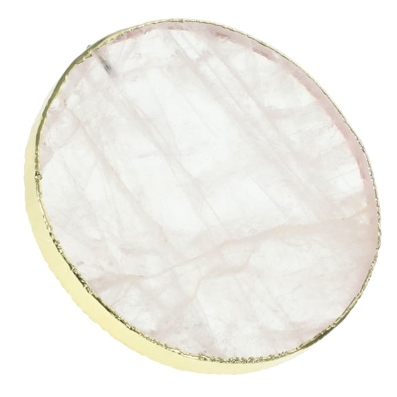 Household Decorative Crystal Coaster Exquisite Round Crystal Coaster Decorative Tabletop Cup Cushion