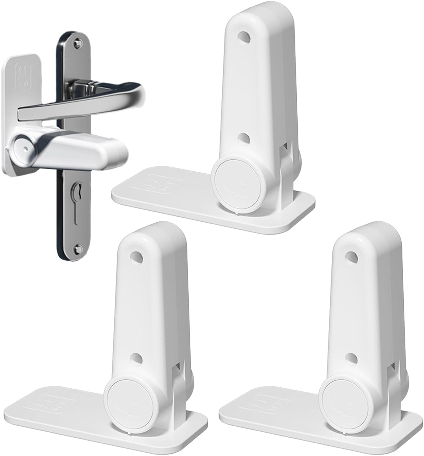 Household Door Lever Lock MultiFunctional Door Handle Lock with No