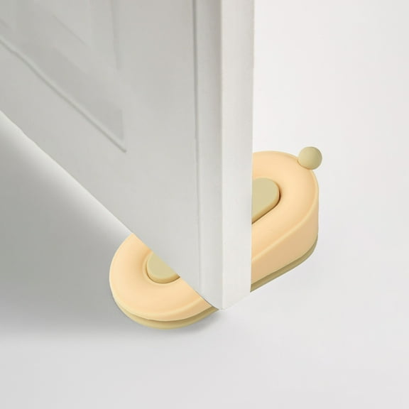 Household Door Stopper, Collision Top Door Suction Card, Windproof Fixed Door, No Drilling Installation, Anti-Slip, Reduces Noise, Suitable for Home Office