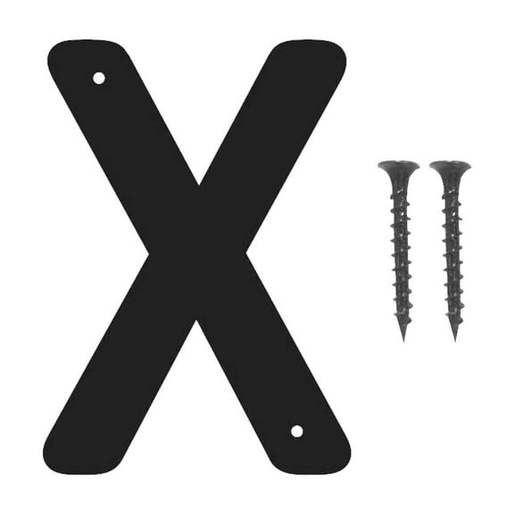 Household Doorplate Clearance! Black Modern Address Number Outdoor Mailbox Number Metal House Number and Letter for House Apartment Garage Decorative Sign (3" A)