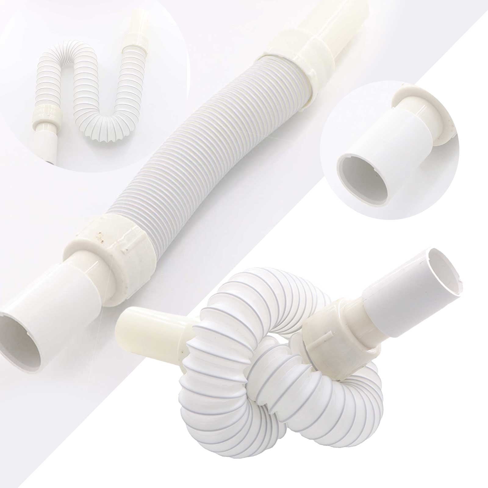 Household Downpipe Sink Kitchen Bathroom Downpipe Drain S Bend Plastic ...