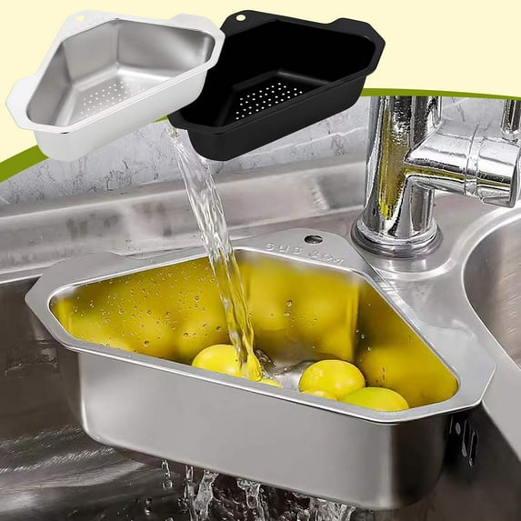 Household Drain Basket, Kitchen Sink Strainer, Dishwashing Basin Filter, Hanging Food Waste Filter Basket, for Kitchen Sink, Bathroom Drain, Laundry Tub, 1 Pc, by IHXORA
