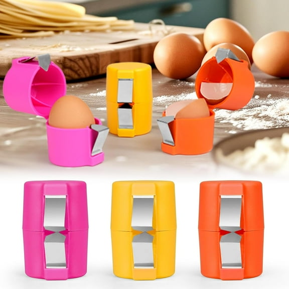 Household Egg Shell Opener, Multifunctional Handheld Egg Opener for Hard Boiled Eggs, Mini Manual Eggshell Opener, Kitchen Upgraded Egg Cracker Tool