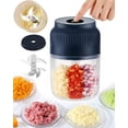 thumbnail image 1 of Household Electric Garlic Crusher, Cordless Mini Food Chopper with Rechargeable Battery, One-Touch Operation for Herbs and Vegetables, 1 of 7