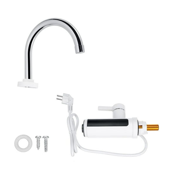 Household Electric Instant Heating Faucet Hot Cold Dual-use Tankless Water Quickly Heating Tap LED Display Kitchen