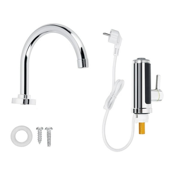 Household Electric Instant Heating Faucet Hot Cold Dual-use Tankless Water Quickly Heating Tap LED Display Kitchen