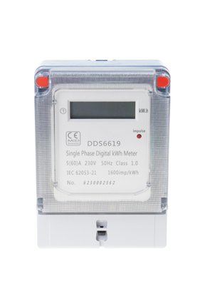 Household Electric Meter LCD Digital kWh Meter For Precise Energy Trackings Easy Installation In Homes And Offices