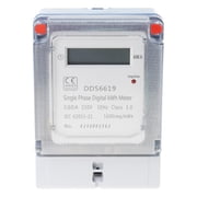 Household Electric Meter LCD Digital kWh Meter For Precise Energy Trackings Easy Installation In Homes And Offices