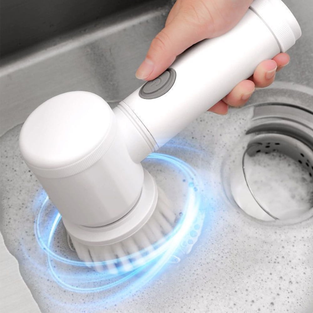 Household Electric Spin Scrubber Handheld Electric Cordless Scrubber