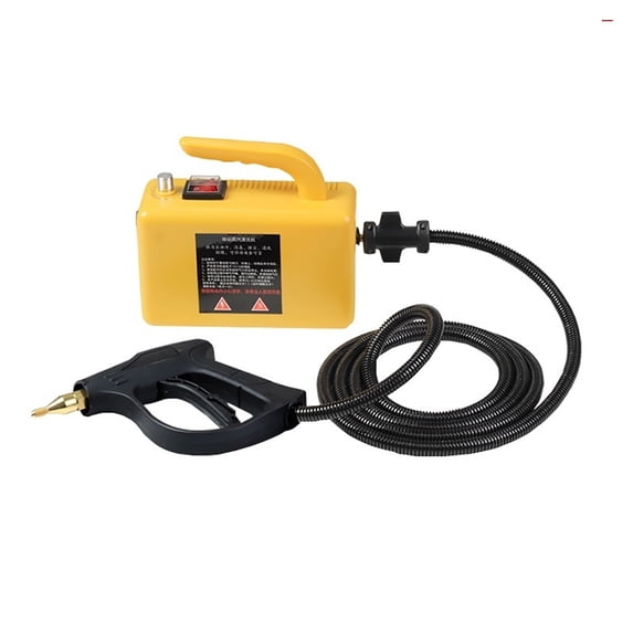 Household Electric Steam Cleaner, 2600W Portable Handheld Steamer, Car Kitchen Brush Cleaning Machine ,Multi-Surface - YELLOW 2_A
