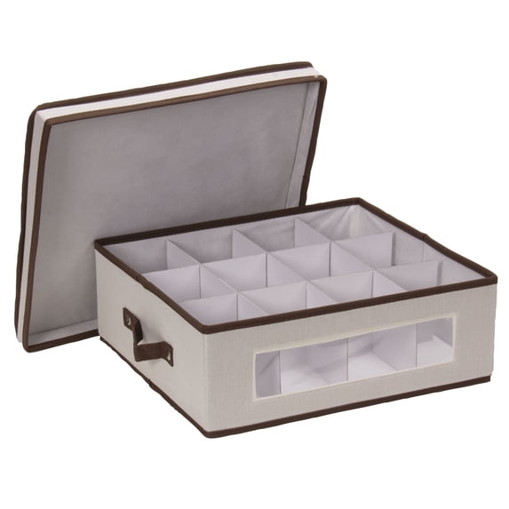 Household Essentials 12 Compartments, Windowed with Side Handles, Perfect for Special Occasion China