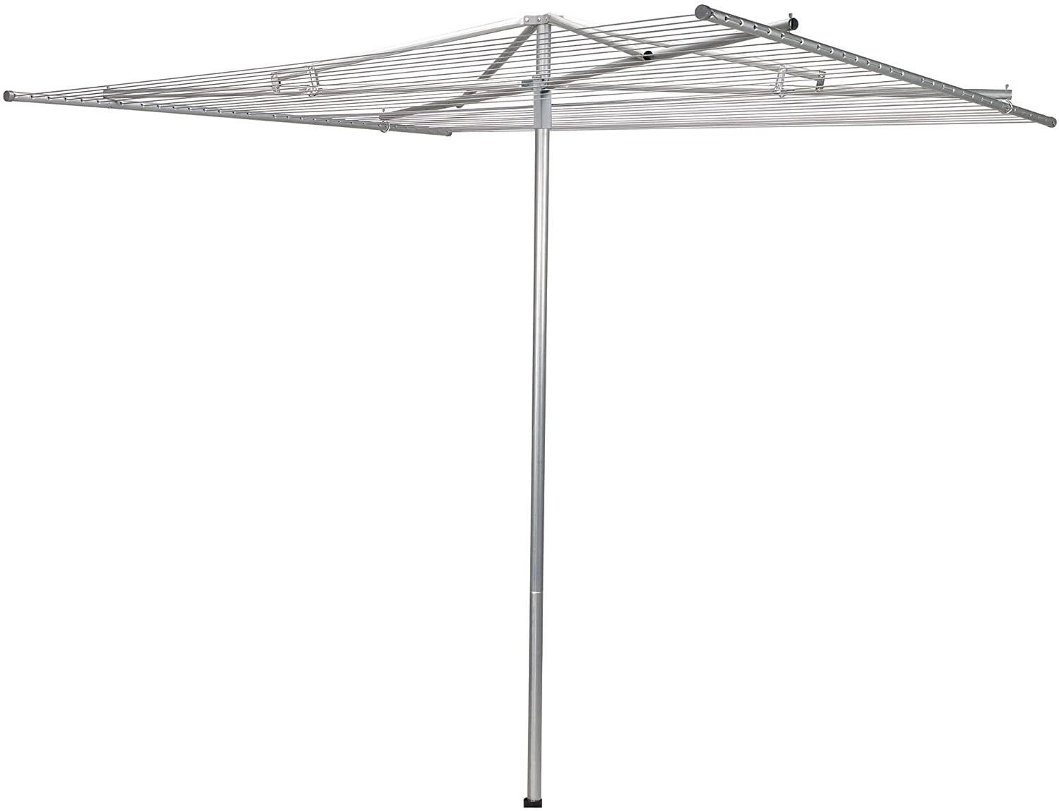 Household Essentials 171401 Rotary Outdoor Umbrella Drying Rack Steel