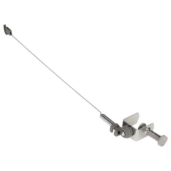 Household Essentials 175 Flexible Iron Cord Minder | Silver Powder Coated | 18-Inch High