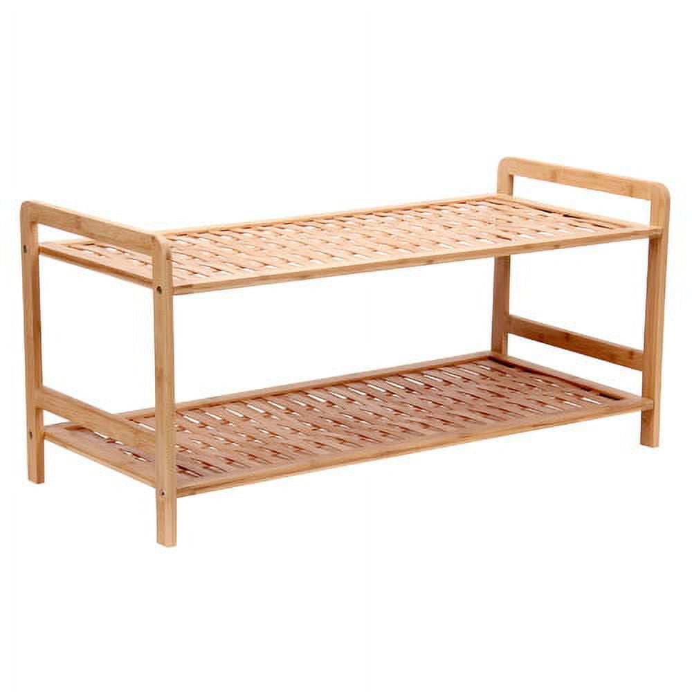 Household Essentials 2 Tier 8 Pair Shoe Rack Walmart