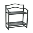 thumbnail image 1 of Household Essentials 2-Tier Metal Wall Mount Bathroom Storage Rack, Grey, 1 of 7
