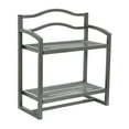 thumbnail image 1 of Household Essentials 2-Tier Metal Wall Mount Bathroom Storage Rack, Silver, 1 of 7