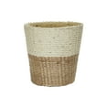 Household Essentials Handwoven 2-Tone Paper Rope Waste Basket - Walmart.com