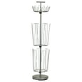 thumbnail image 1 of Household Essentials Three-Tier Adjustable Revolving Shoe Rack, 1 of 6