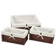 thumbnail image 1 of Household Essentials 3-pc. Paper Rope Utility Basket Set, Brown, 1 of 8