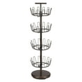 thumbnail image 1 of Household Essentials 4-Tier Revolving Shoe Tree, Heavy-Duty Steel with Stabilized Base, Holds 24 Pairs of Shoes, Great for Most Styles, Antique Bronze, 1 of 4