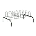thumbnail image 1 of Household Essentials 9-Pair Metal Wire Shoe Rack, Black, 1 of 6
