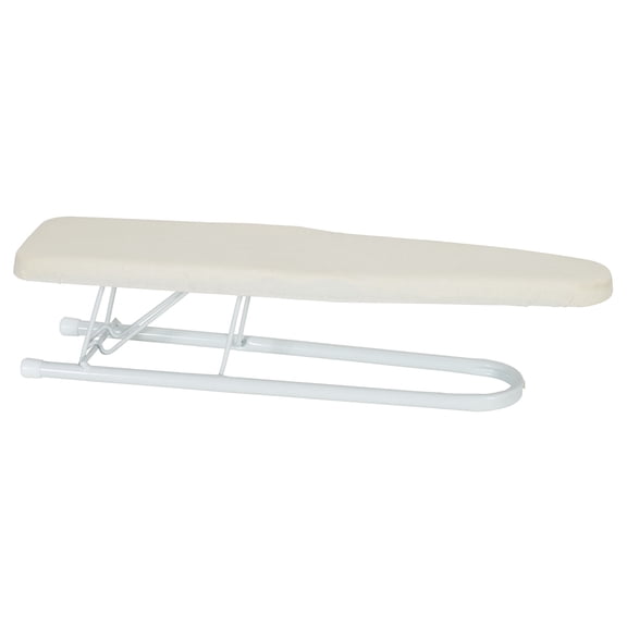Household Essentials Accessory Sleeve Ironing Board,  plastic top, Foam Pad and Natural Cotton Cover, Heat-Resistant, Compact and Easy to Use