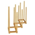thumbnail image 1 of Household Essentials Bamboo 5 Pair Accordian Boot Rack, Natural, 1 of 9