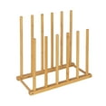 thumbnail image 1 of Household Essentials Bamboo 6 Pair Boot Rack, Natural, 1 of 7