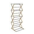 thumbnail image 1 of Household Essentials Bamboo Adjustable Folding Clothes Drying Rack, Upscale Laundry Rack with 16 Coated Metal Dowels, Environmentally Friendly, Stable Frame, 1 of 12