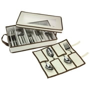 Household Essentials Canvas Flatware Chest