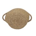 Household Essentials Cattail Woven Oval Wicker Basket, 3 Piece Set