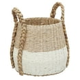 thumbnail image 1 of Household Essentials Cattail and Paper Terra Basket, Natural and Cream, 1 of 8